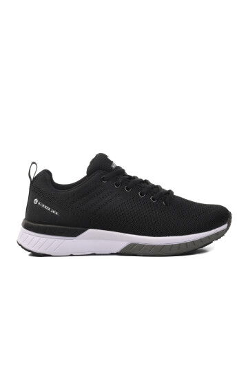 Black White Lightweight Memory Foam Unisex Sneakers Manaus G