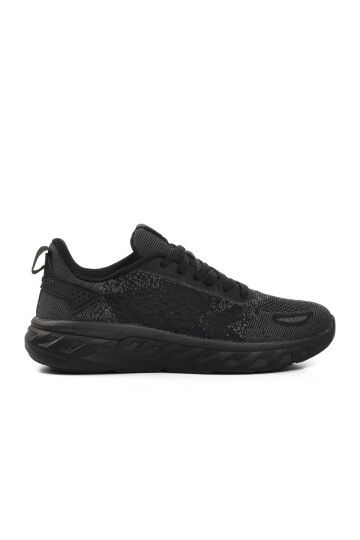 Black Textile Mens Sports Shoes 93IRON M