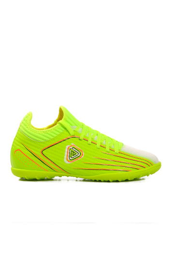 Neon Yellow Polyester Blend Unisex Artificial Turf Shoes GH-242-137 G Artificial Turf