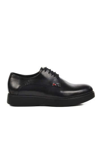 Black Genuine Leather Mens Classic Shoes Premium 136 M