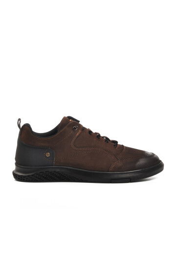 Brown Nubuck Mens Casual Shoes Parma 102 20590 M