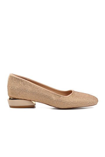 Beige Womens Evening Shoes K25D02 Z