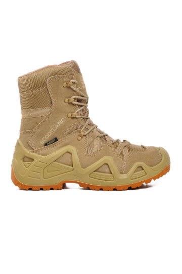 Beige Water Repellent Mens Outdoor Boots 152-18218 M