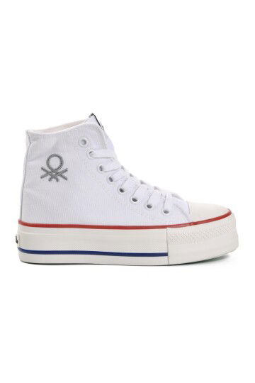 White Womens Sneakers BN-30939 G