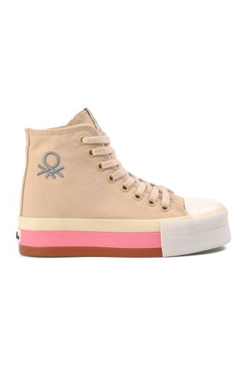 Beige Womens Sneakers Bn-30944 G