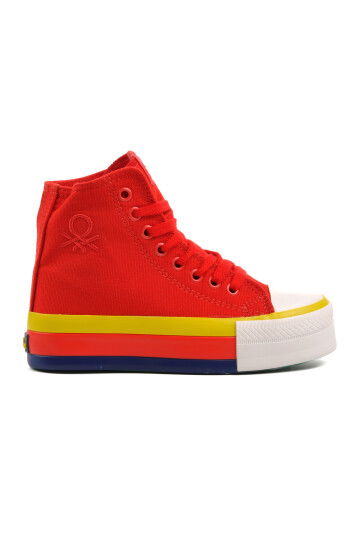 Red Womens Sneakers BN-30944 G