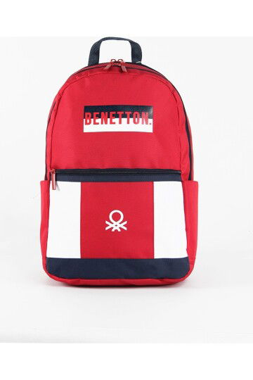 Red-White Unisex Backpack 04287