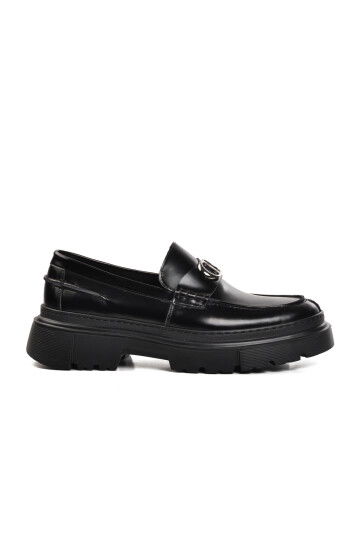 Black Open Mens Classic Shoes Premium 1308-3 M