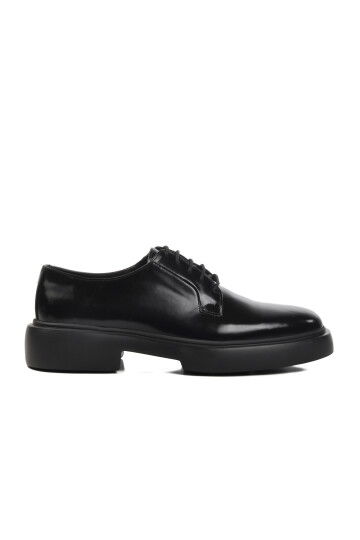Black Open Genuine Leather Mens Classic Shoes Premium 160 M