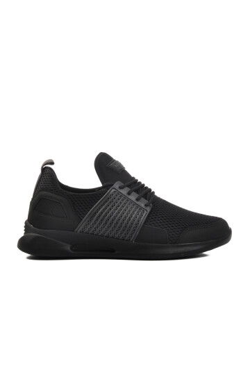 Black Mens Ankle Elastic Sneakers 330 M