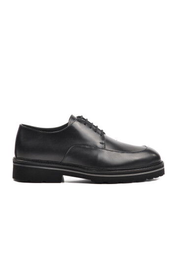 Black Genuine Leather Mens Classic Shoes Premium 2873 M