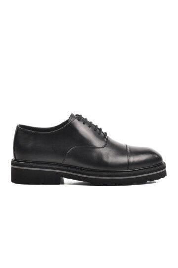 Black Genuine Leather Mens Classic Shoes Premium 2874 M
