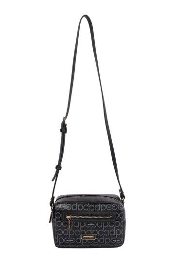 Black Womens Shoulder and Handbag 05PC24K845-PMN