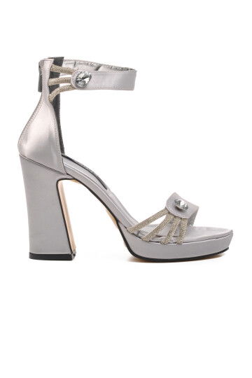 Silver Womens Evening Shoes 23110916Y Z