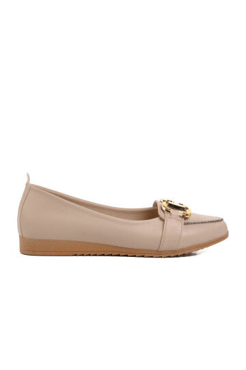 Beige Light Womens Ballerinas 209102 Z