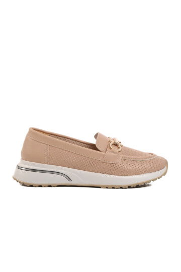 Beige Womens Casual Shoes 514524 Z