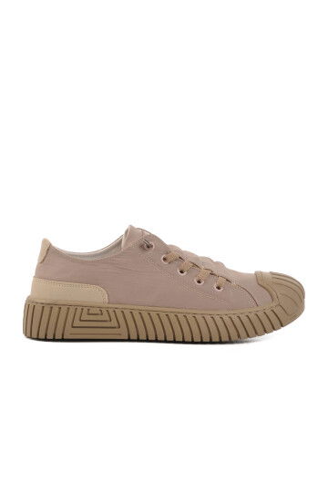 Beige Textile Memory Foam Mens Sneakers Vigor G