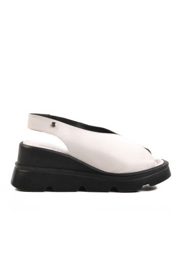 White High Sole Womens Slippers PC-7533 Z