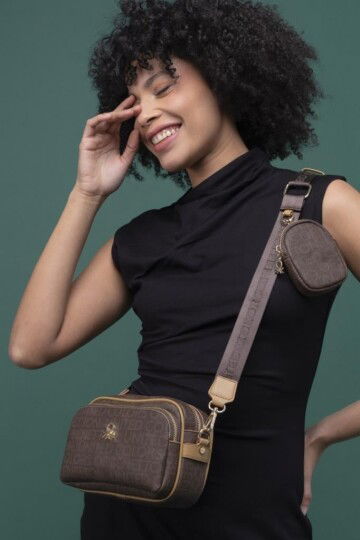 Brown Camel Womens Shoulder Bag BNT-1292