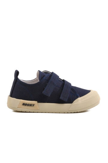 Navy Blue Velcro Unisex Kids Sports Shoes 545 P