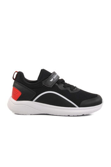Black Mesh Velcro Lightweight Unisex Childrens Sneakers Dera 640 F