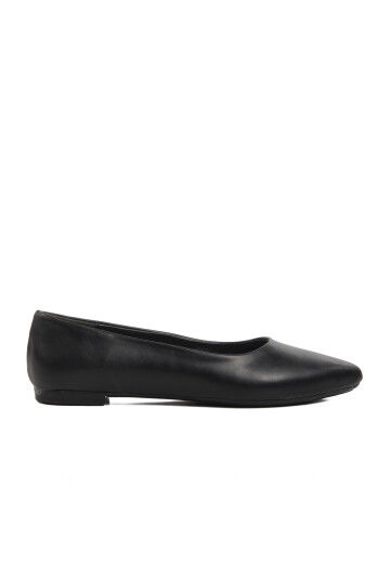 Black Light Thin Sole Womens Ballerinas 209118 Z