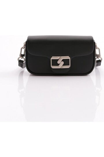Black Womens Handbag and Shoulder Bag 17375