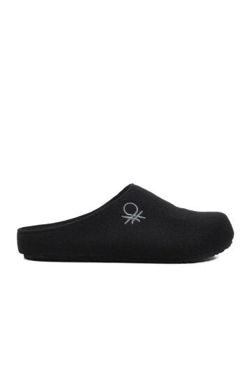 Black Textile Mens Home Slippers BN-30461 M