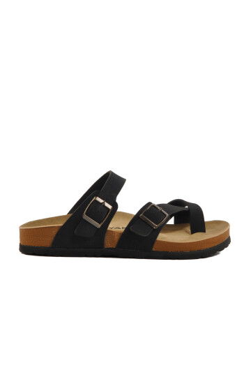 Black Lightweight Unisex Slippers 20-320 G