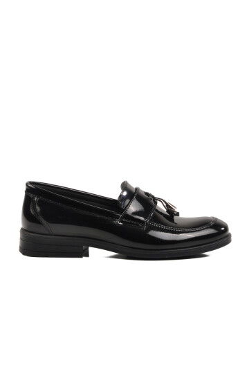 Black Patent Leather Boys Classic Shoes 3040 P