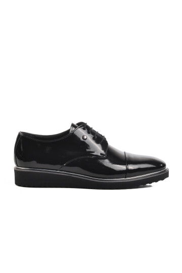 Black Patent Leather Mens Classic Shoes P420 M