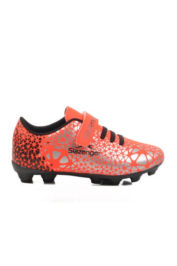 Orange Velcro Kids Cleats Crystal F