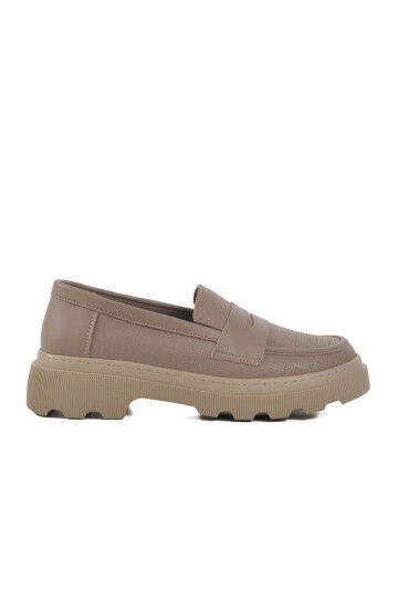 Mink Genuine Leather Womens Casual Shoes 2402-1 Z