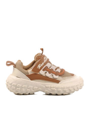 Mink Memory Foam Velcro Kids Sneakers BNI-11136 P