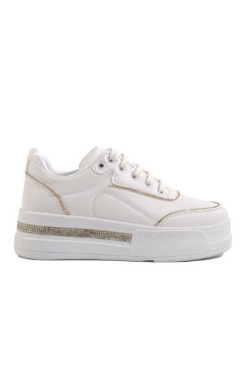 White High Sole Womens Sneakers 1182 Z
