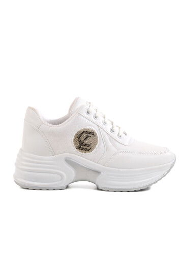 White High Sole Womens Sneakers 5016 Z