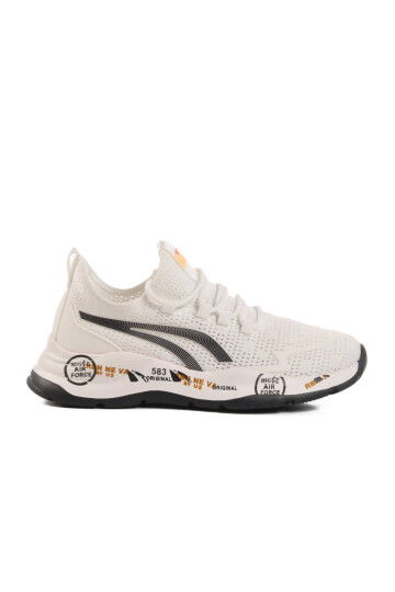 White Memory Foam Anorak Lightweight Mens Sneakers 241432 M