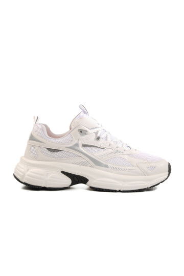 White Mesh Mens Sneakers MS-251-530 M