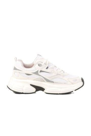 White Mesh Lightweight Womens Sneakers GS-251-530 G