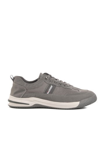 Gray Memory Foam Mesh Lightweight Mens Sneakers 241379 M