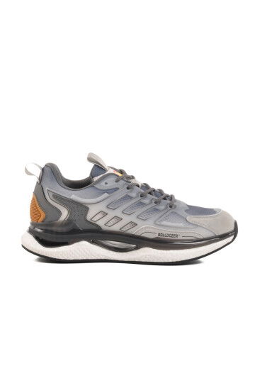 Gray Memory Foam Mesh Lightweight Mens Sneakers 241398 M