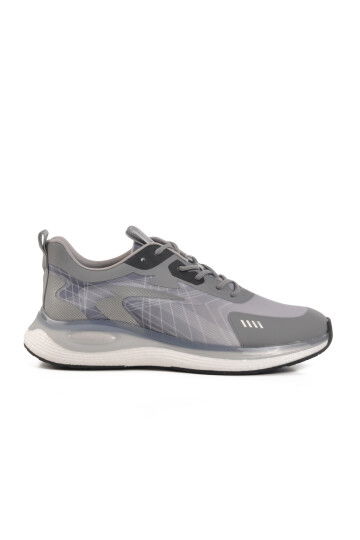 Gray Memory Foam Lightweight Flexible Mens Sneakers 250421 M