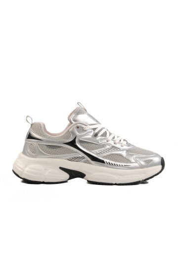 Silver Mesh Mens Sneakers MS-251-530 M