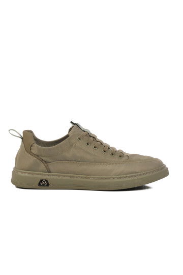 Khaki Textile Lightweight Mens Sneaker 25Y510-2 M