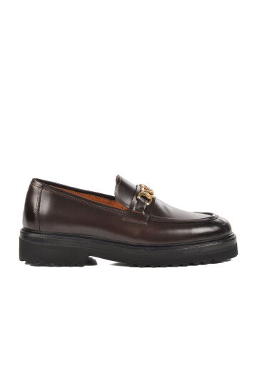 Brown Wide-Mould Genuine Leather Mens Classic Shoes Premium 601 M