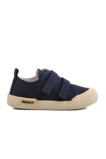 Navy Blue Velcro Unisex Kids Sports Shoes 545 B