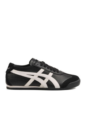 Black Lace-Up Mens Sneakers E-2057 M