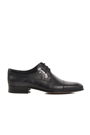 Black Genuine Leather Mens Classic Shoes 2240 M