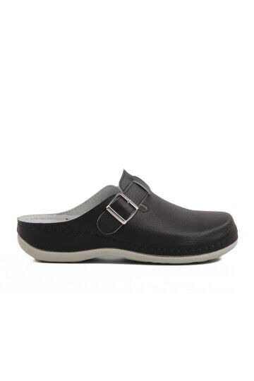 Black Anatomical Womens Sabo Slippers 32.003 Z