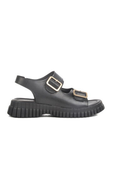 Black Womens Sandals 261176 Z